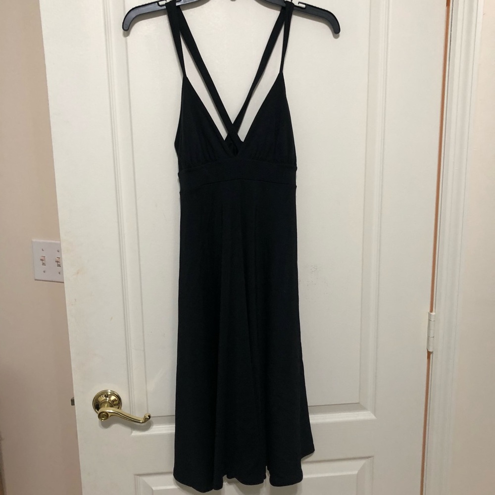 Susana Monaco blk crisscross sundress NWT